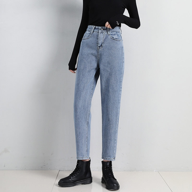 Mom Jeans High Waist Denim