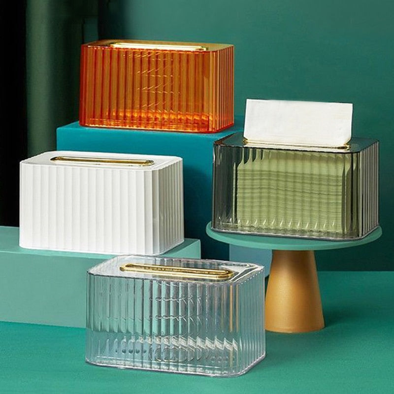 Transparent Tissue Box