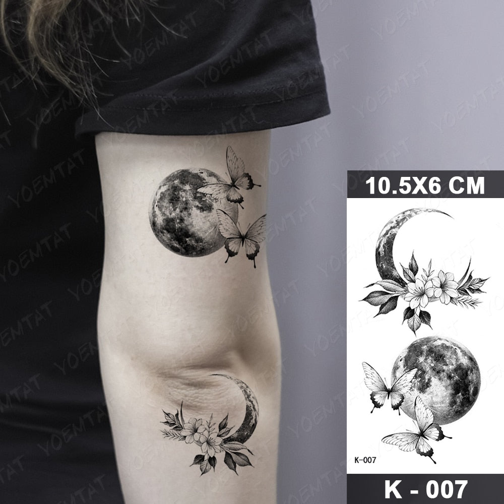 Butterfly Tattoo Waterproof Sticker