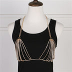 Rhinestone Bra Body Chain