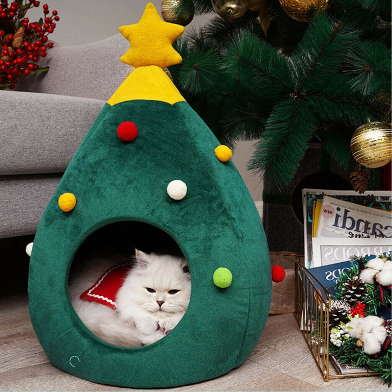Christmas Tree Dog/Cat Bed