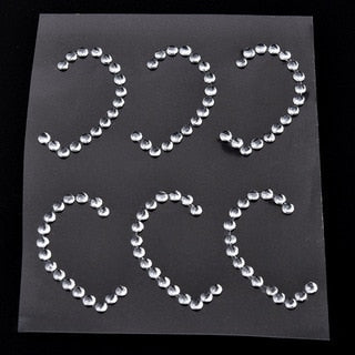 Party Rhinestone Makeup Sticker