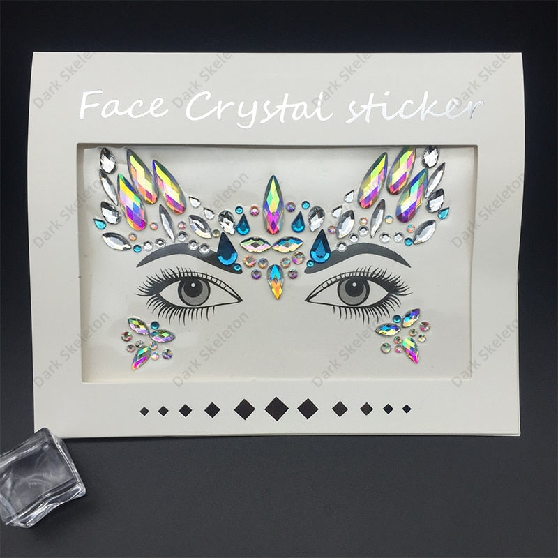 Face Rhinestones Makeup Sticker