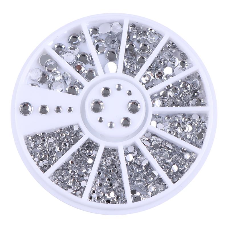 Mixed Nail Rhinestone Nail Art