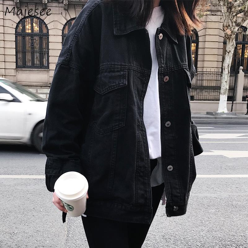 Black Oversize Denim Jacket