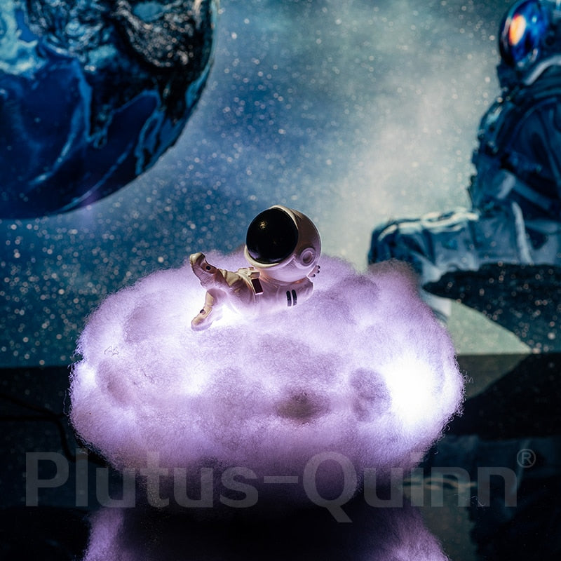 LED Clouds Astronaut Lamp