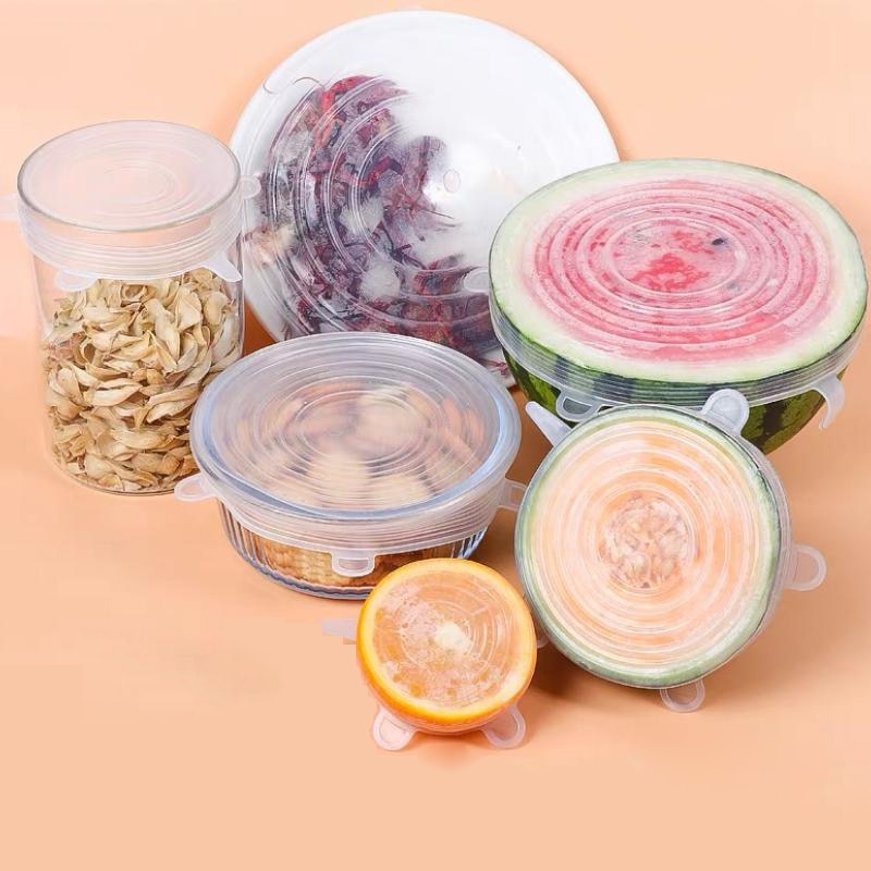 6pcs Reusable Silicone Cover