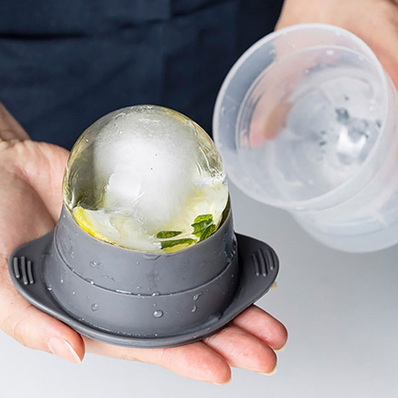 Silicone Sphere Ice Cube Mold