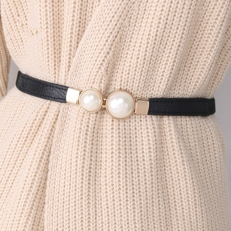 Pearl Buckle Belt