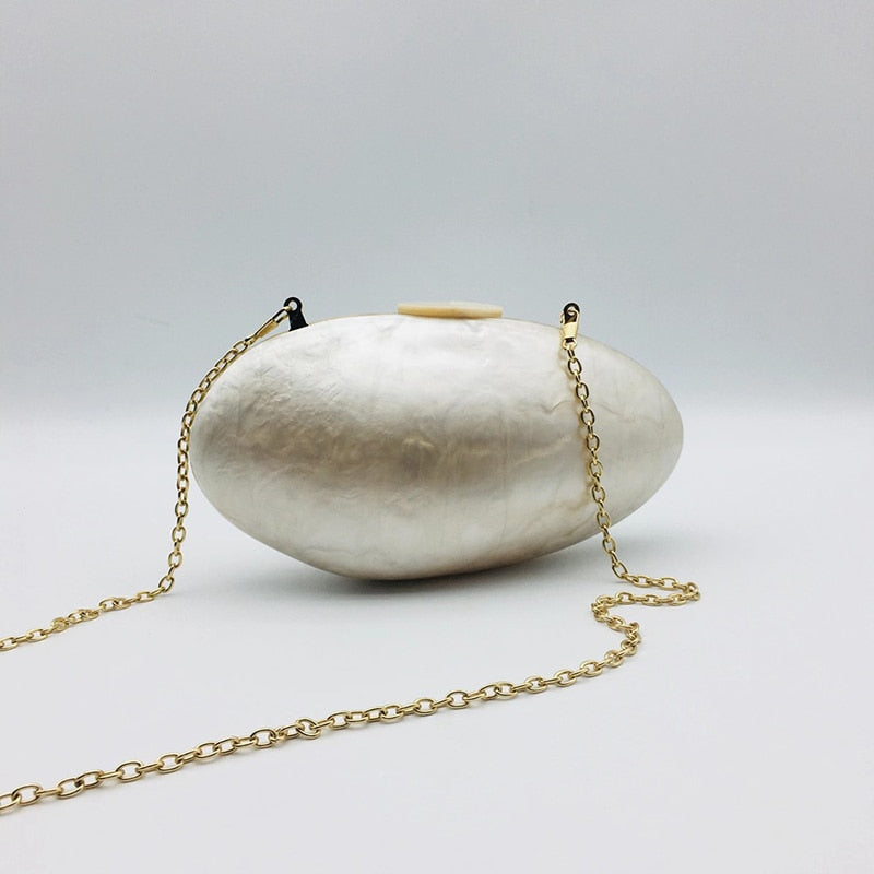 Pearl Acrylic Evening Bags
