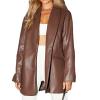 Faux Leather Blazers