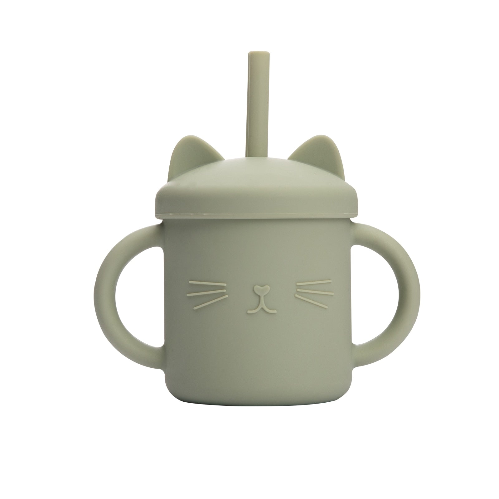 Cute Cat Sippy Cup Silicone