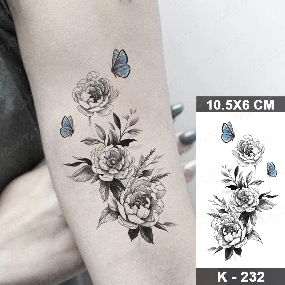 Butterfly Tattoo Waterproof Sticker