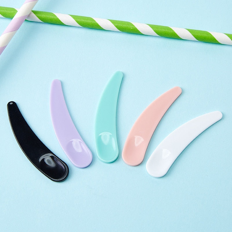 10Pcs/Set Mini Cosmetic Spatula Face Mask