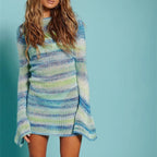 Backless Knitted Sweaters Dress