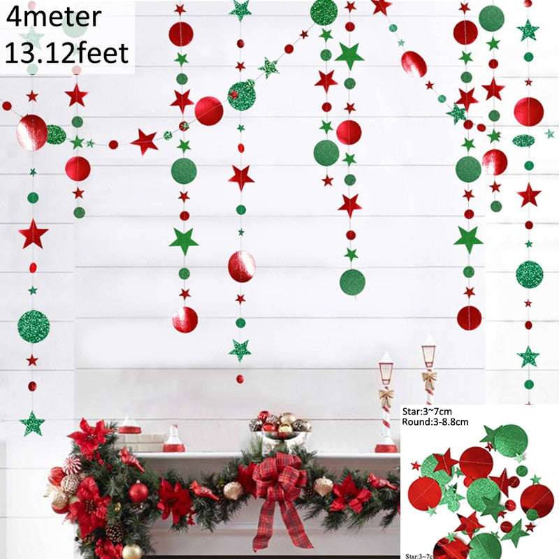 4M 13ft Glitter Paper Banner
