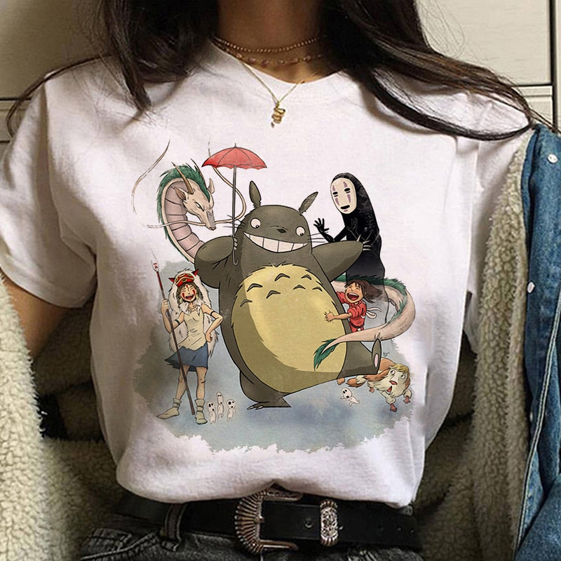 Studio Ghibli Spirited Away Print T-shirt Women