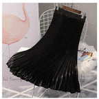 Pleated Midi Skirt