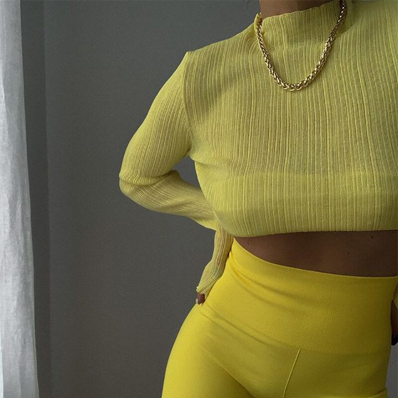 See Through Long Sleeve Tops