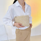Woven Clutch Bag