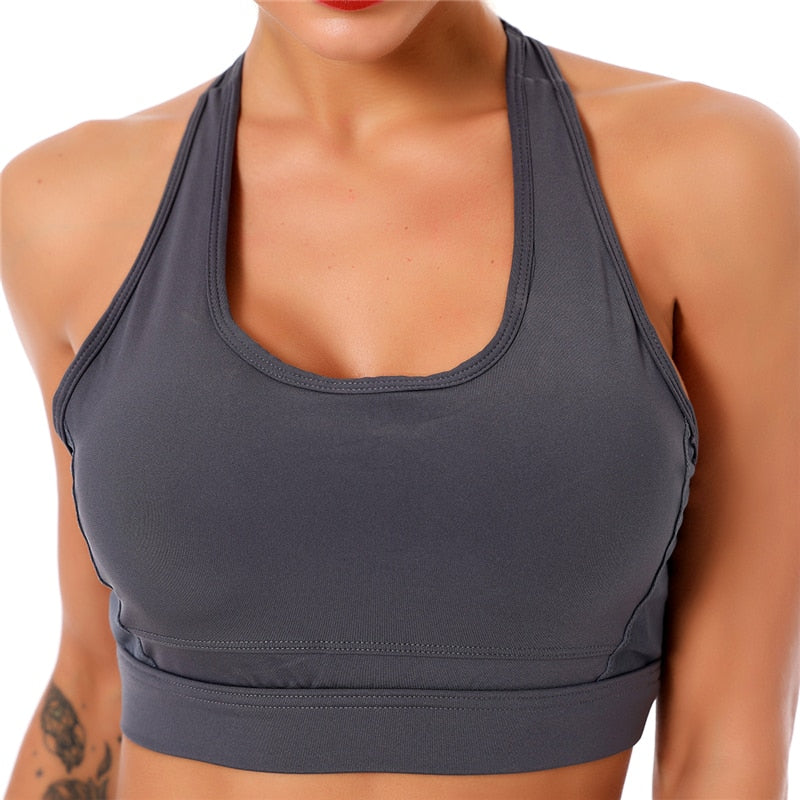 Solid Tank Top  Bra