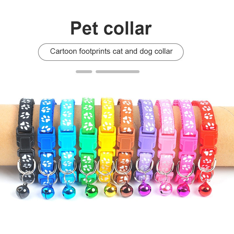 Cute Bell Pet Collar 10 Colors