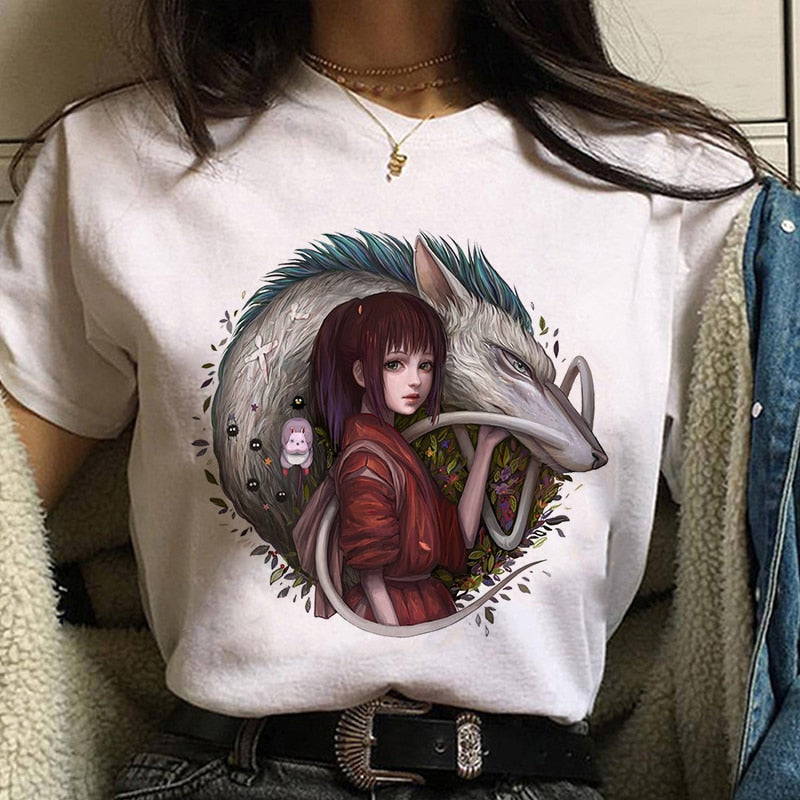 Studio Ghibli Spirited Away Print T-shirt Women
