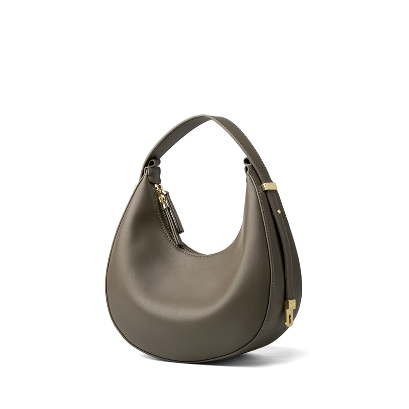 Leather Half Moon Bags