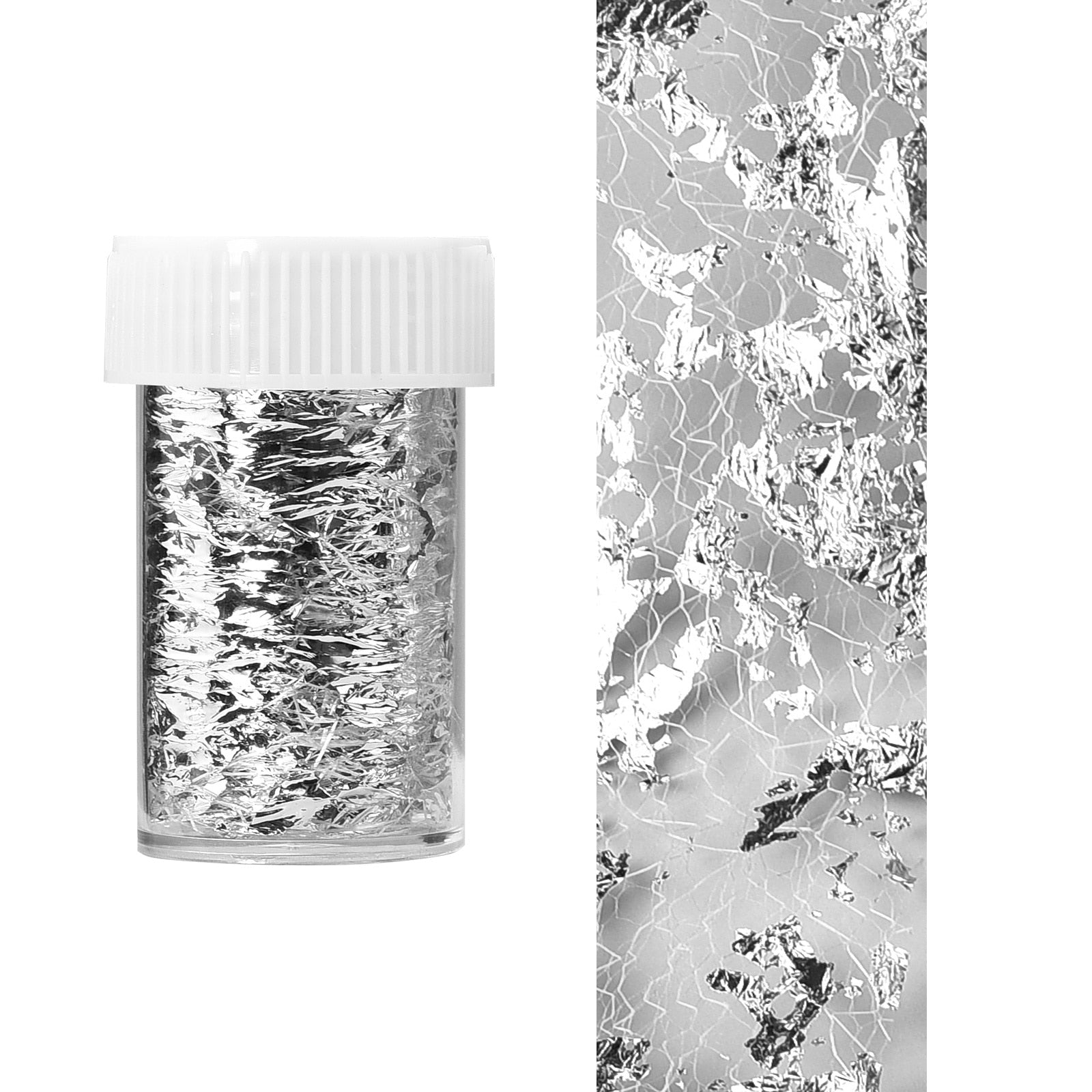 Gold Foil Sequins Glitter Nail Art