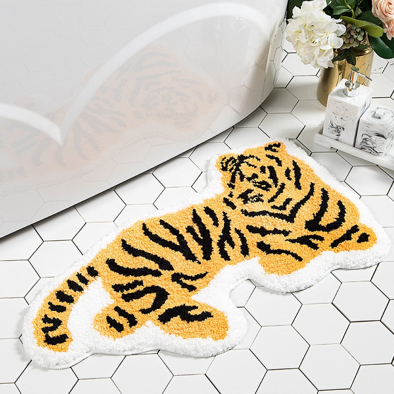 Tiger/Crocodile Floor Mat Bath
