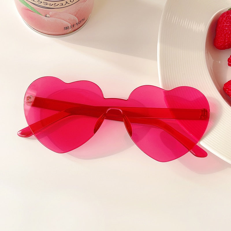 Love Heart Multicolor Party Sunglasses