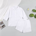 Cotton Pajamas Sets Suit Sleepwear