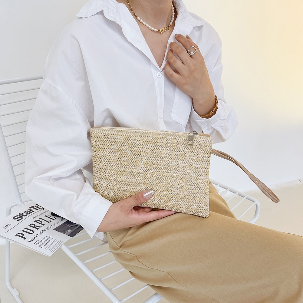 Woven Clutch Bag