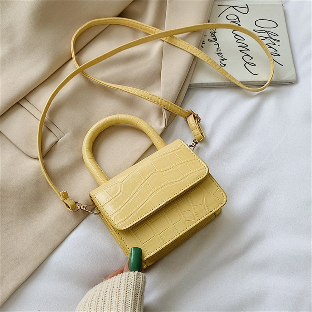 Mini Alligator Crossbody Bag