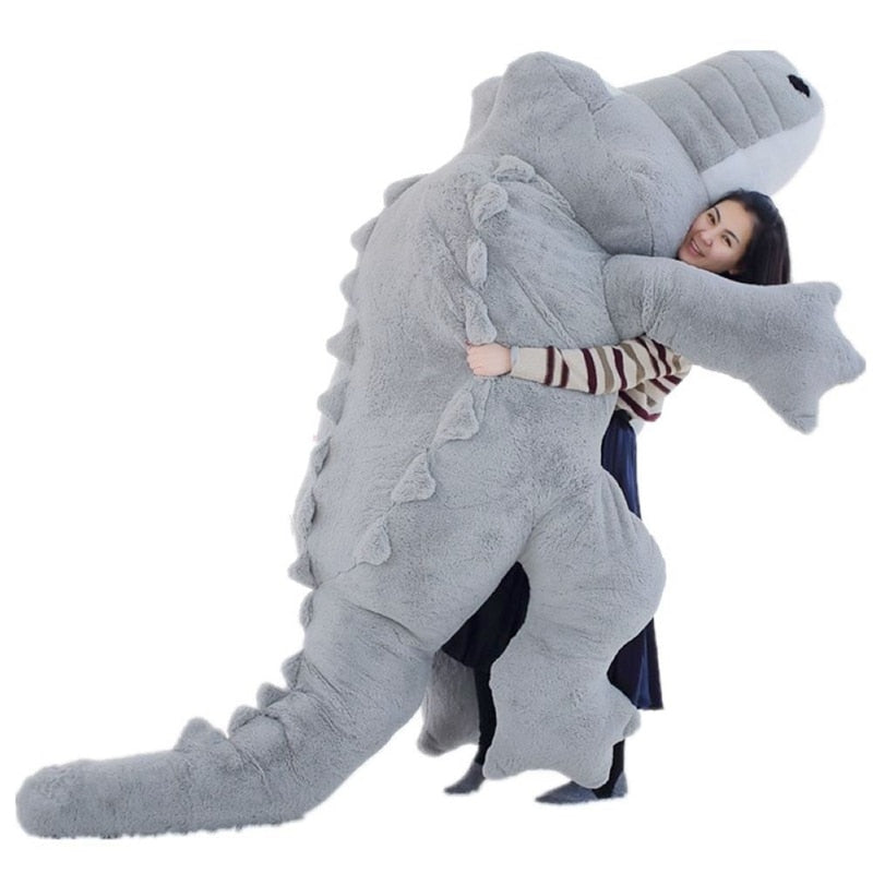 Dorimytrader 118'' Jumbo Plush Crocodile Toy