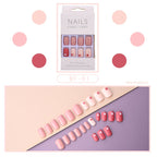 24Pcs/Box Press On Head Set