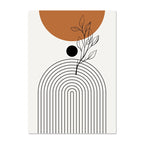 Abstract Geometric Boho Canvas Wall Art