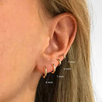 Rose Gold Small Hoop Earrings