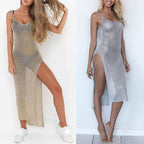 Sheer Mesh Bikini Cover Up Dress
