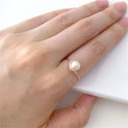 Natural Pearl Gold Ring