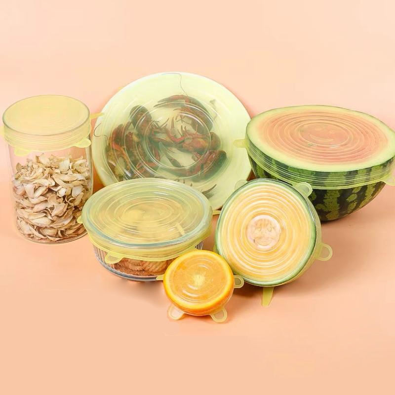 6pcs Reusable Silicone Cover