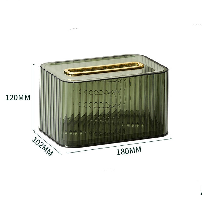 Transparent Tissue Box