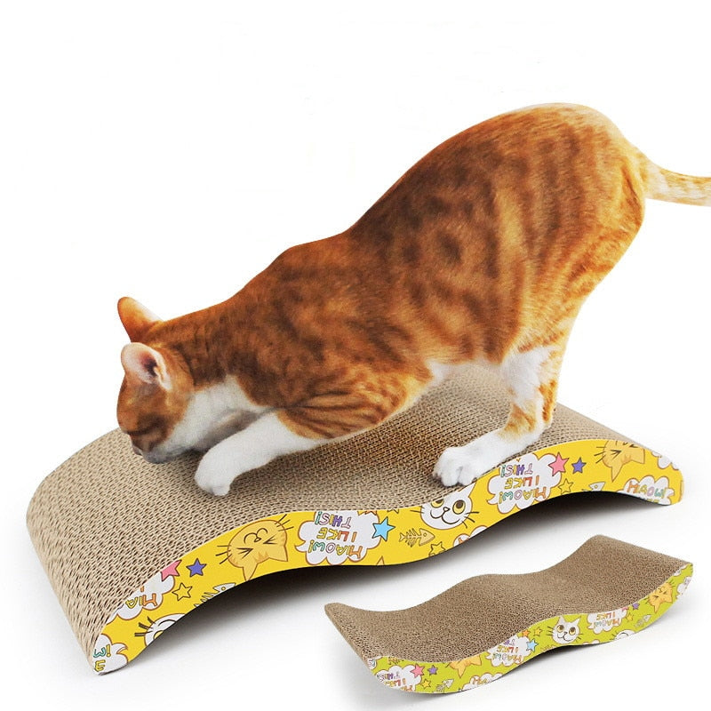 M-Shape Corrugated Paper Cat Scratch