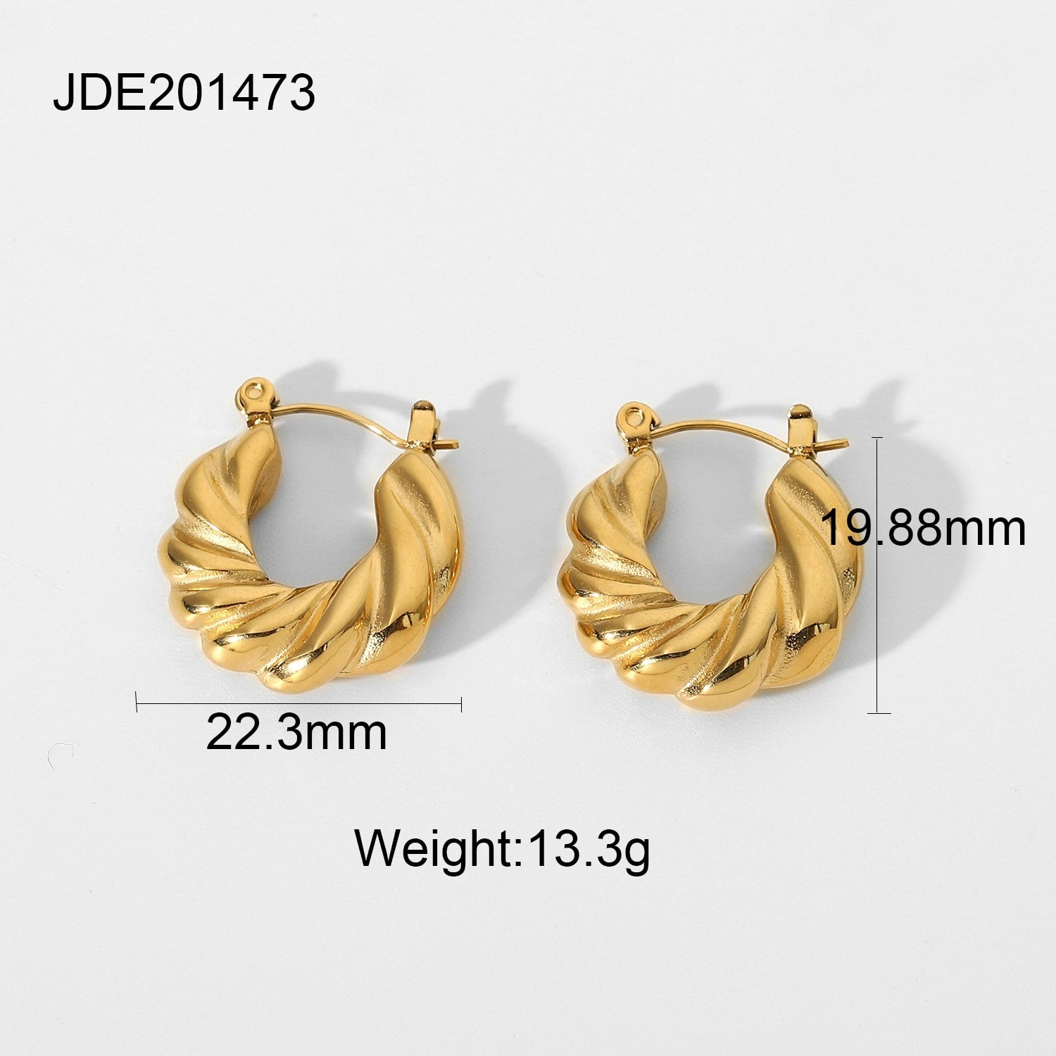 Chunky Hoop Earrings