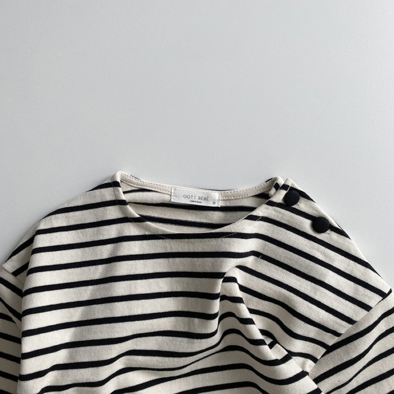 Striped Long Sleeve T Shirts