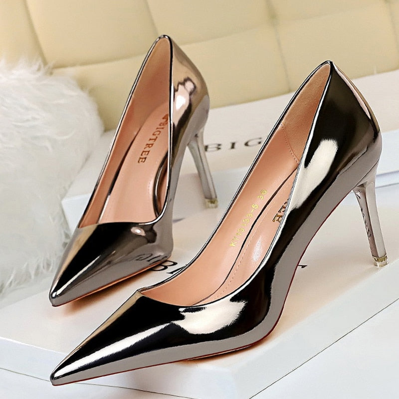 Basic Pump Leather Shoes