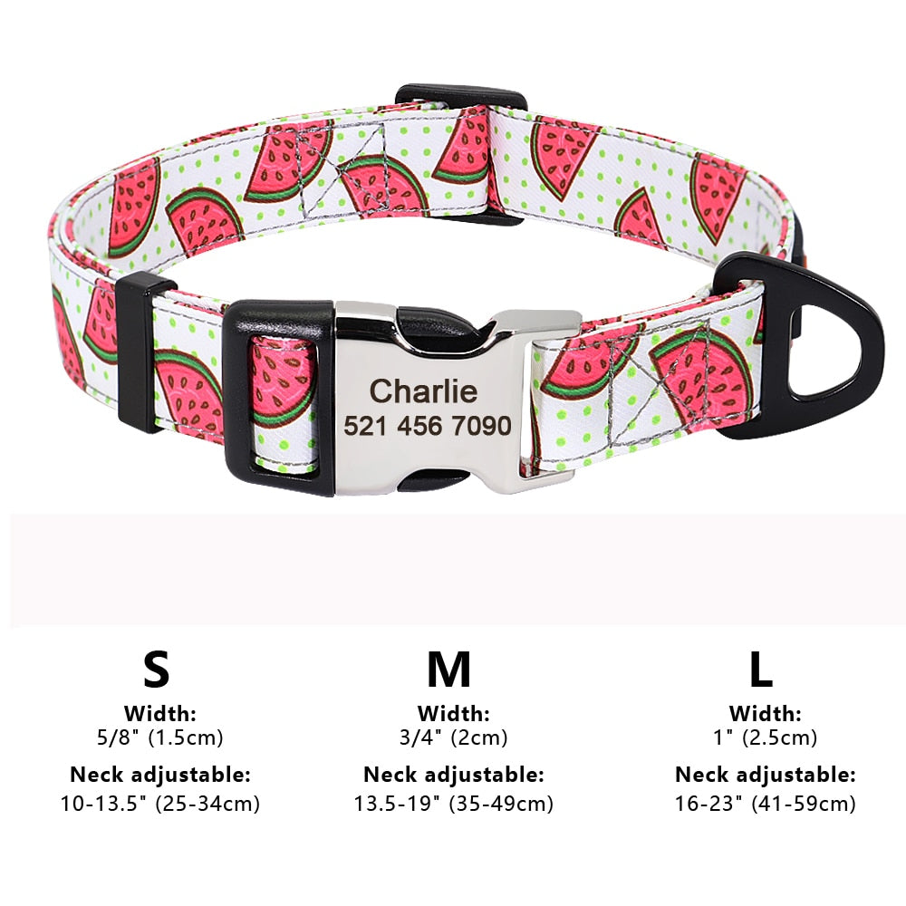 Dog Collar Print Personalized