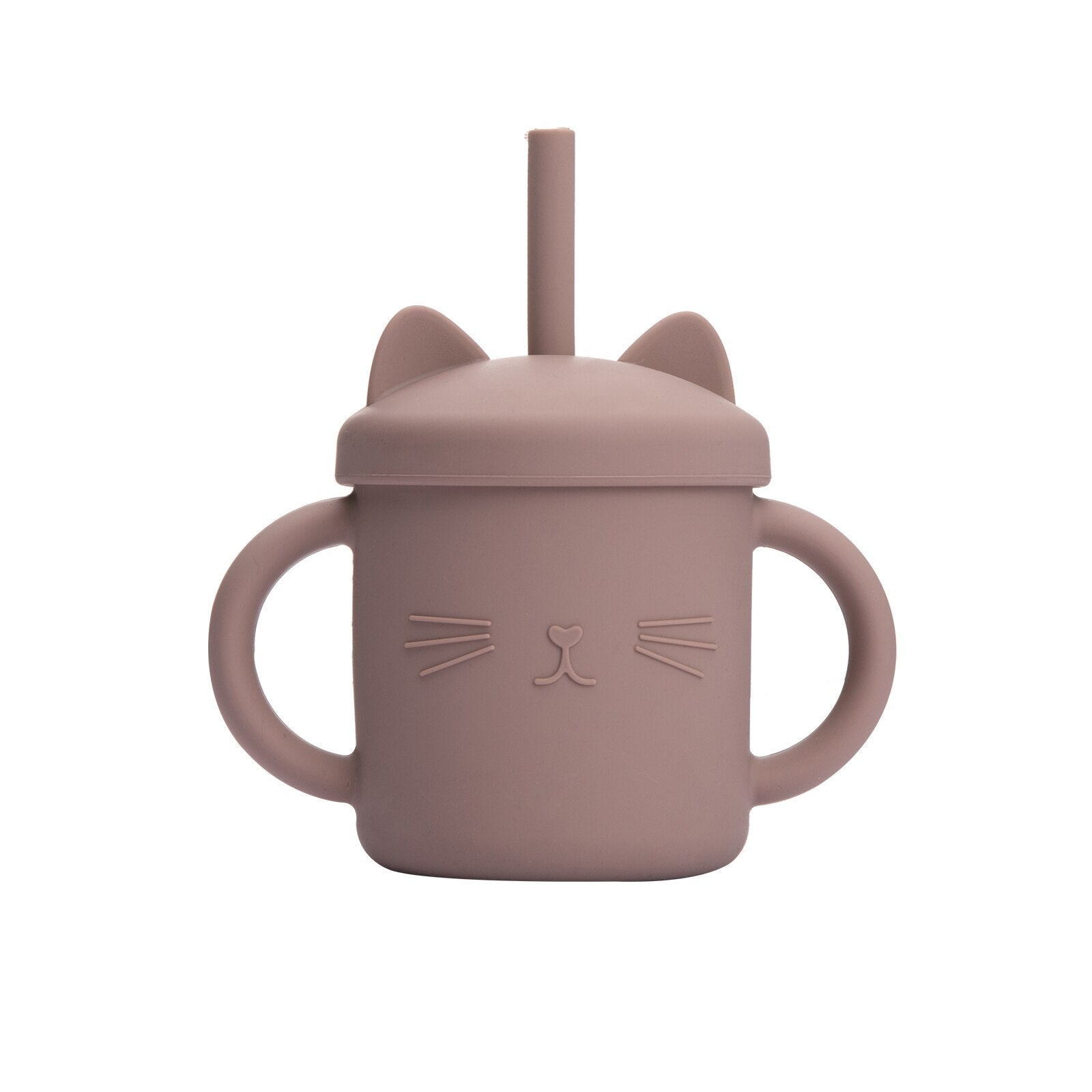 Cute Cat Sippy Cup Silicone