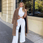 Cotton Sexy Backless Jumpsuits