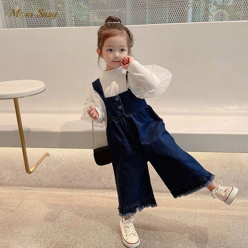 Cotton Overall Denim Pant
